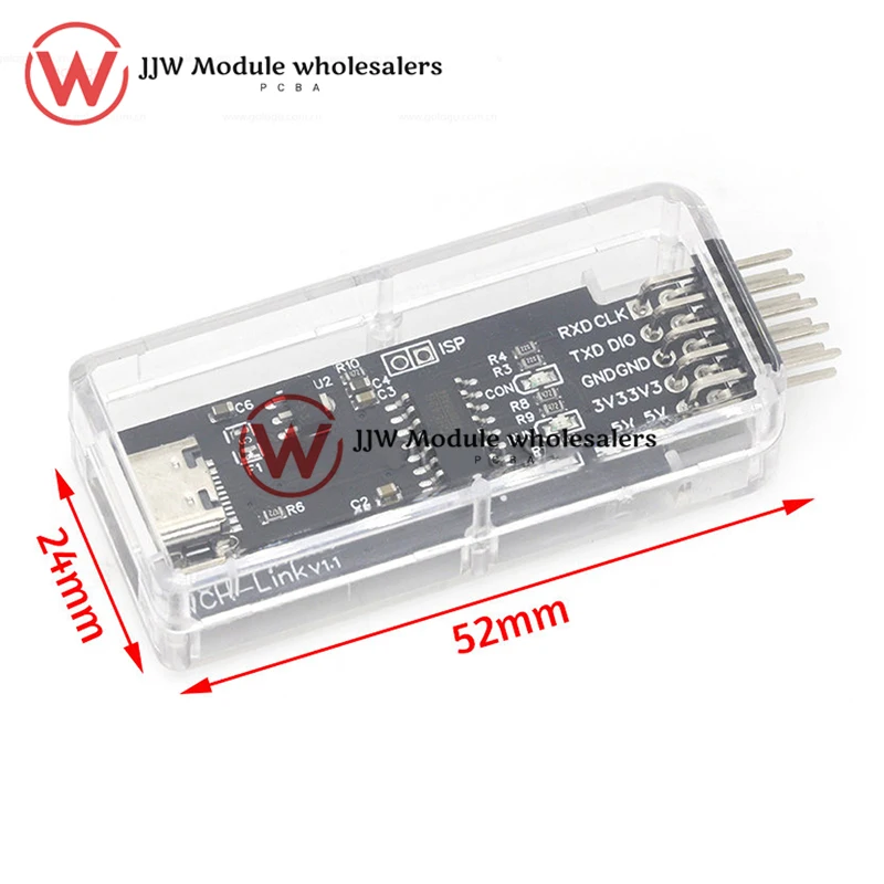 WCH-Link Emulator WCHLink Download Debugger TYPE-C RISC-V ARM Online SWD TTL