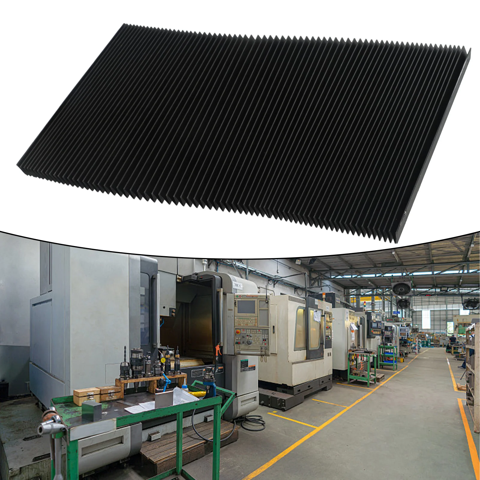 Fresatrice CNC protezione flessibile panno antipolvere piano di protezione flessibile della fresatrice strumento di copertura a soffietto a fisarmonica