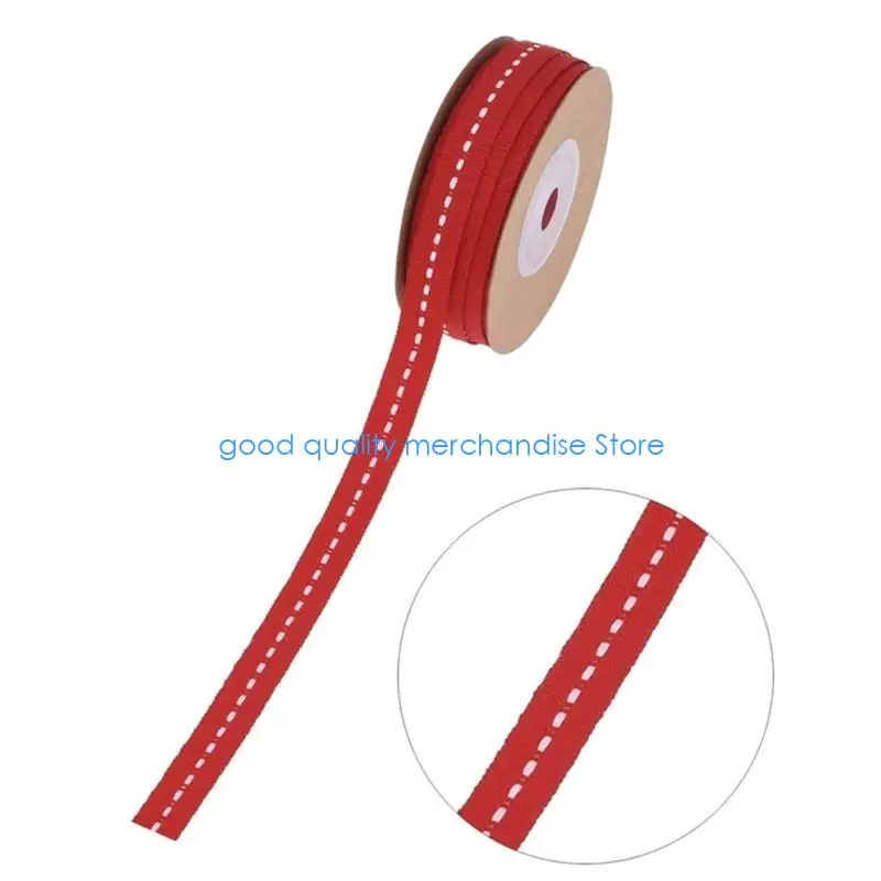 

Набор лент Y5JD, 5 рулонов/набор для рождественских украшений, подарочная упаковка, венок, лента для рукоделия, 5,5 ярдов/рулон,