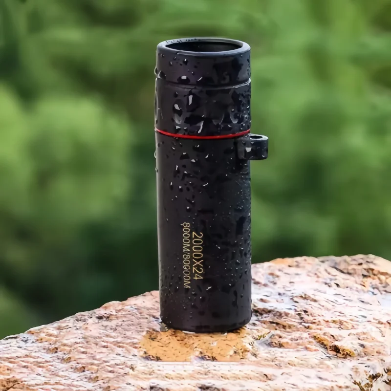 Mini Portable 2000x25 HD Monocular Telescope Mobile Phone Telescope with Holder Camping Hunting Birdwatching Telescope