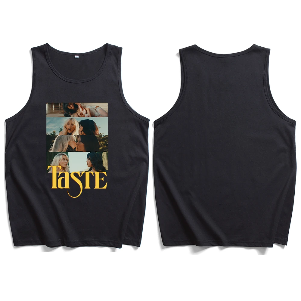 Sabrina Carpenter Taste Short n' Sweet Tank Man Woman Crewneck Sleeveless Summer T-shirts