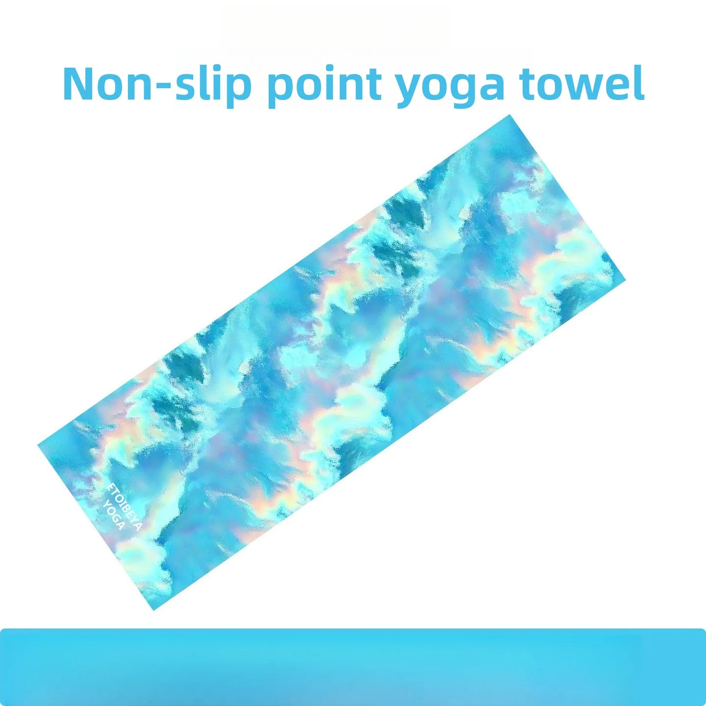 Non-slip Point Yoga Towel, Non-slip Mat Yoga Mat Sweat-absorbing Portable Sports Towel Yoga Towel