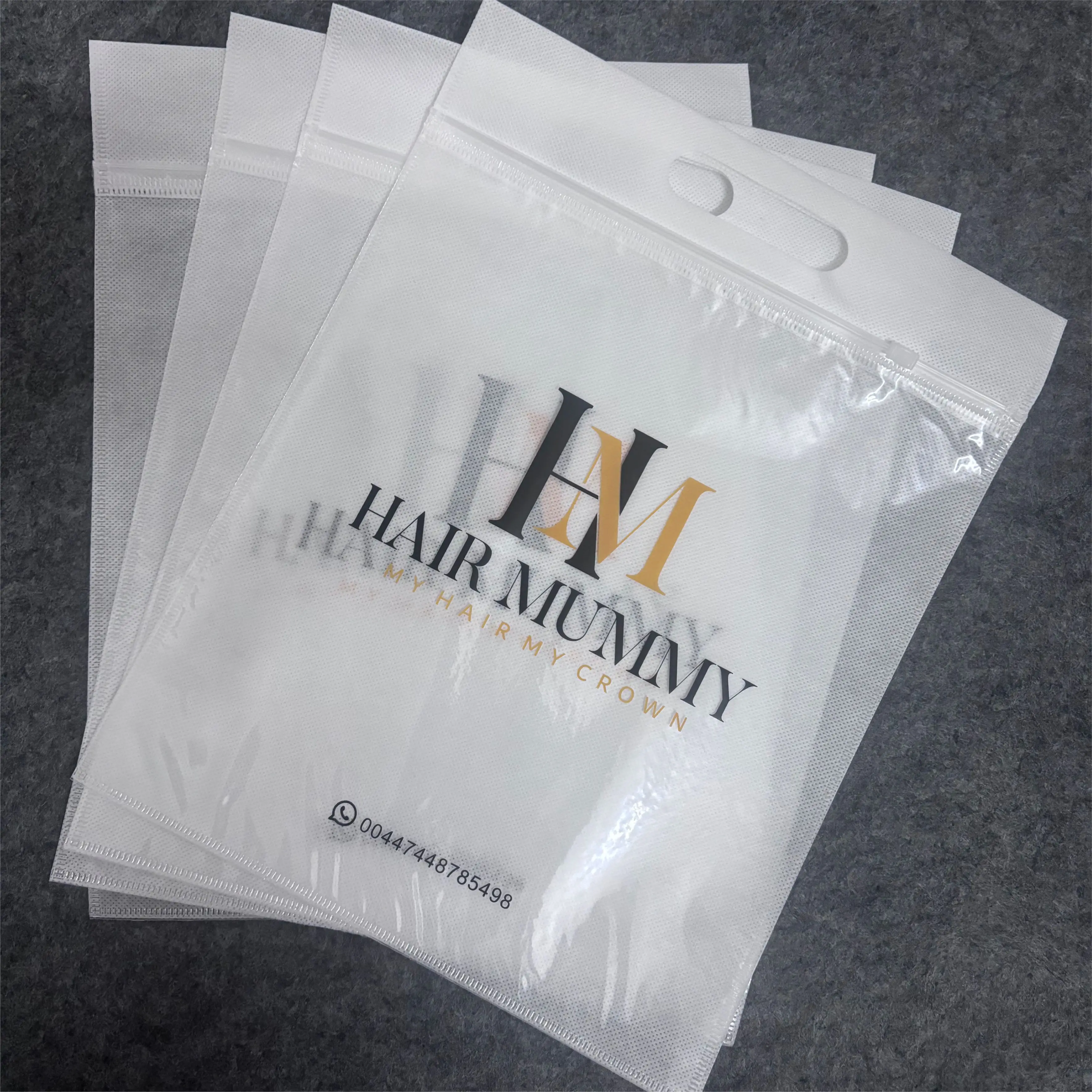 guangzhou manufacturer made transparent plastic pvc zipper bag with ziplock