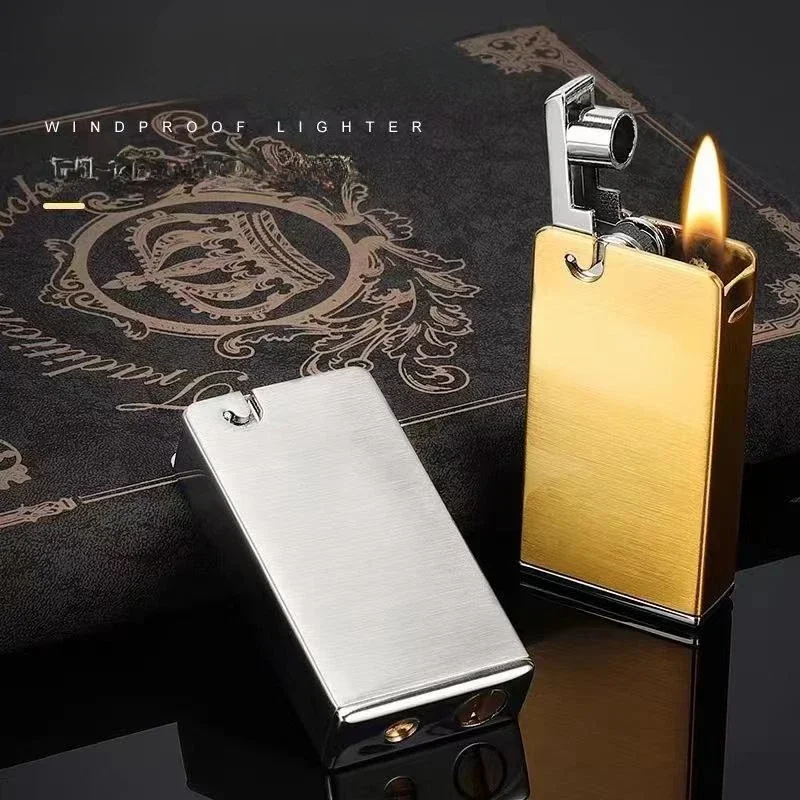 2023 Metal Windproof Kerosen e Lighter Unusual Lighters Personalized Cigarette Lighter Smoking Accessories Gadgets For Men