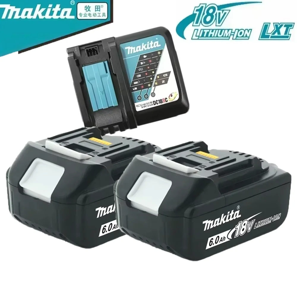 

100% Genuine/Original Makita 18v 6.0Ah battery bl1850b BL1850 bl1815 bl1860 bl 1860 bl1830 bl1840 LXT400 for makita tools drill