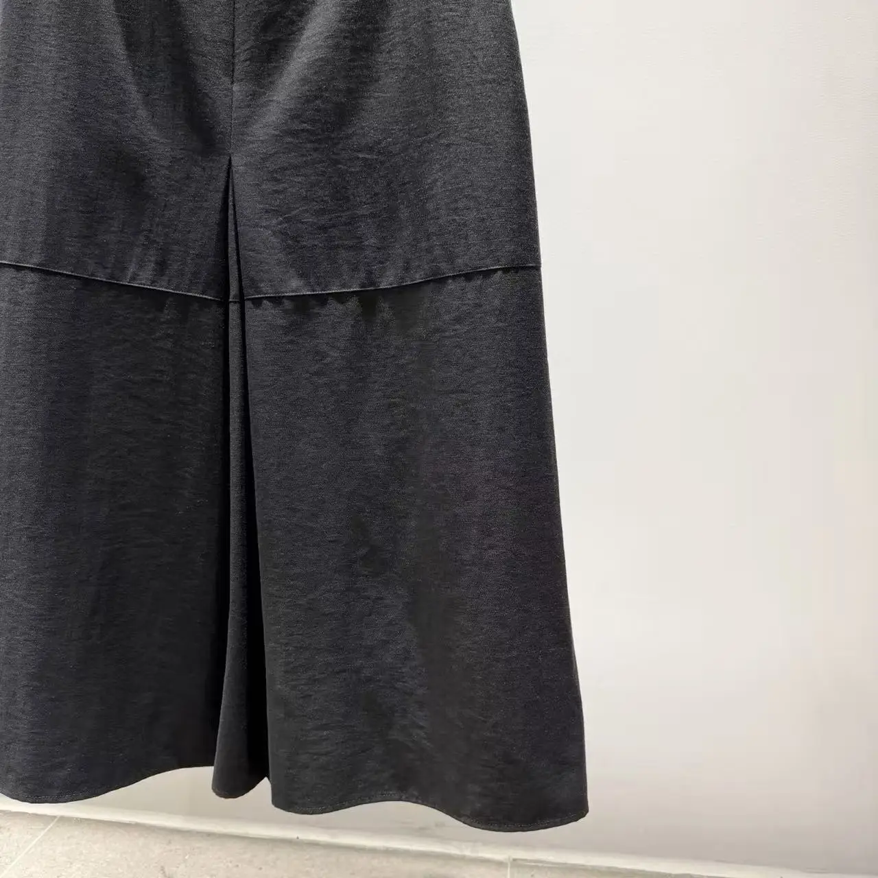 Maxdutti Women's Clothing 2026 Summer New Collection Waist Slimming A-line Skirt Temperament Black Sleeveless Dress For Women