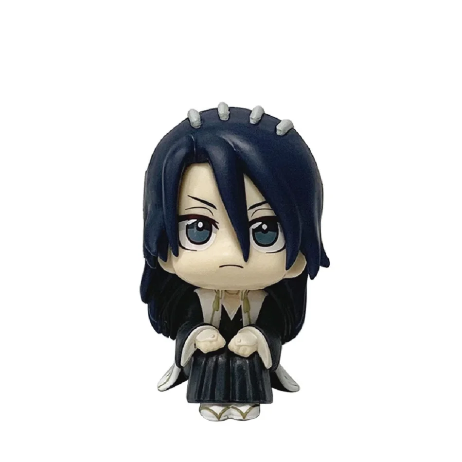 9cm Bleach Anime Chibi Figuur Look Up Ichigo Kurosaki Actiefiguur Q Versie Byakuya Kuchiki Figuur PVC Collectiemodel Speelgoed