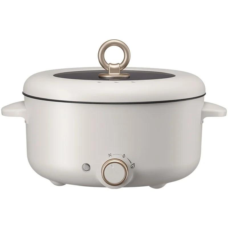 220V garnek elektryczny Multicooker gospodarstwa domowego non-stick urządzenie do gotowania patelnia garnek 5L dwusmakowy gorący garnek 3L