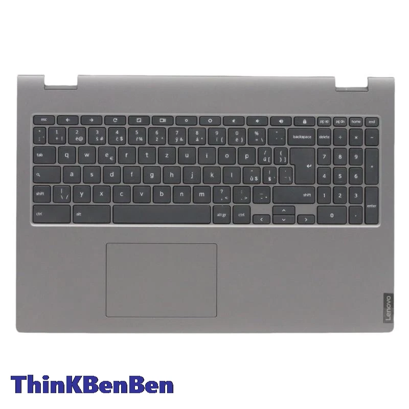 

CZ Czech Mineral Gray Keyboard Upper Case Palmrest Shell Cover For Lenovo Chromebook C340 15 5CB0W45107