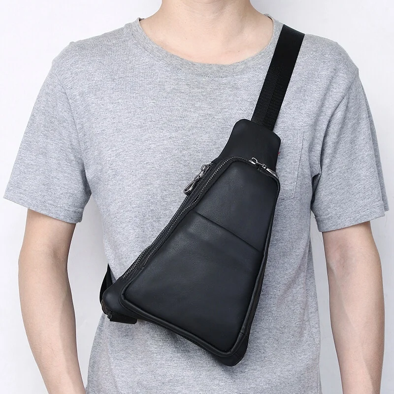 2025-new-men's-genuine-leather-chest-bag-top-layer-cowhide-casual-single-shoulder-slant-cross-bag-handmade-leather-bag