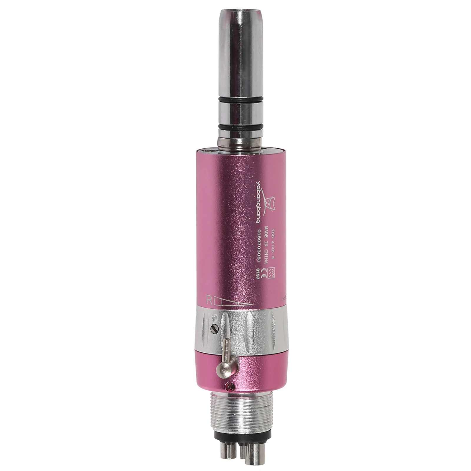 

den tal Slow Low Speed E-type Air Motor Micromotor 4 Hole Handpiece Fit N-S-K EP(Pink)