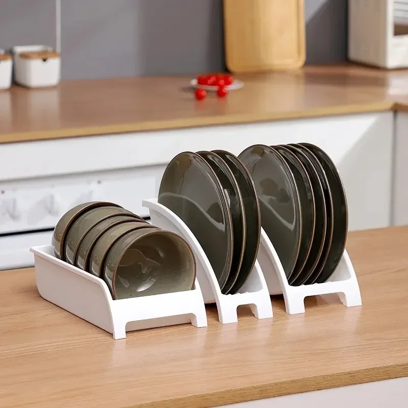 Multifunction Bowl Storage Box Minimalist Household Storage Tools Tableware Bowl and Plate Rack Kitchen Plate Drain Storage Rack