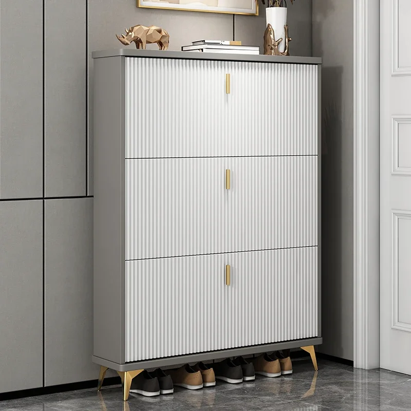 Modern Minimalist Shoe Cabinets Storag Contain Multilayer Men Bedroom Shoe Rack Hallway Entryway Sapateira Entryway Furniture