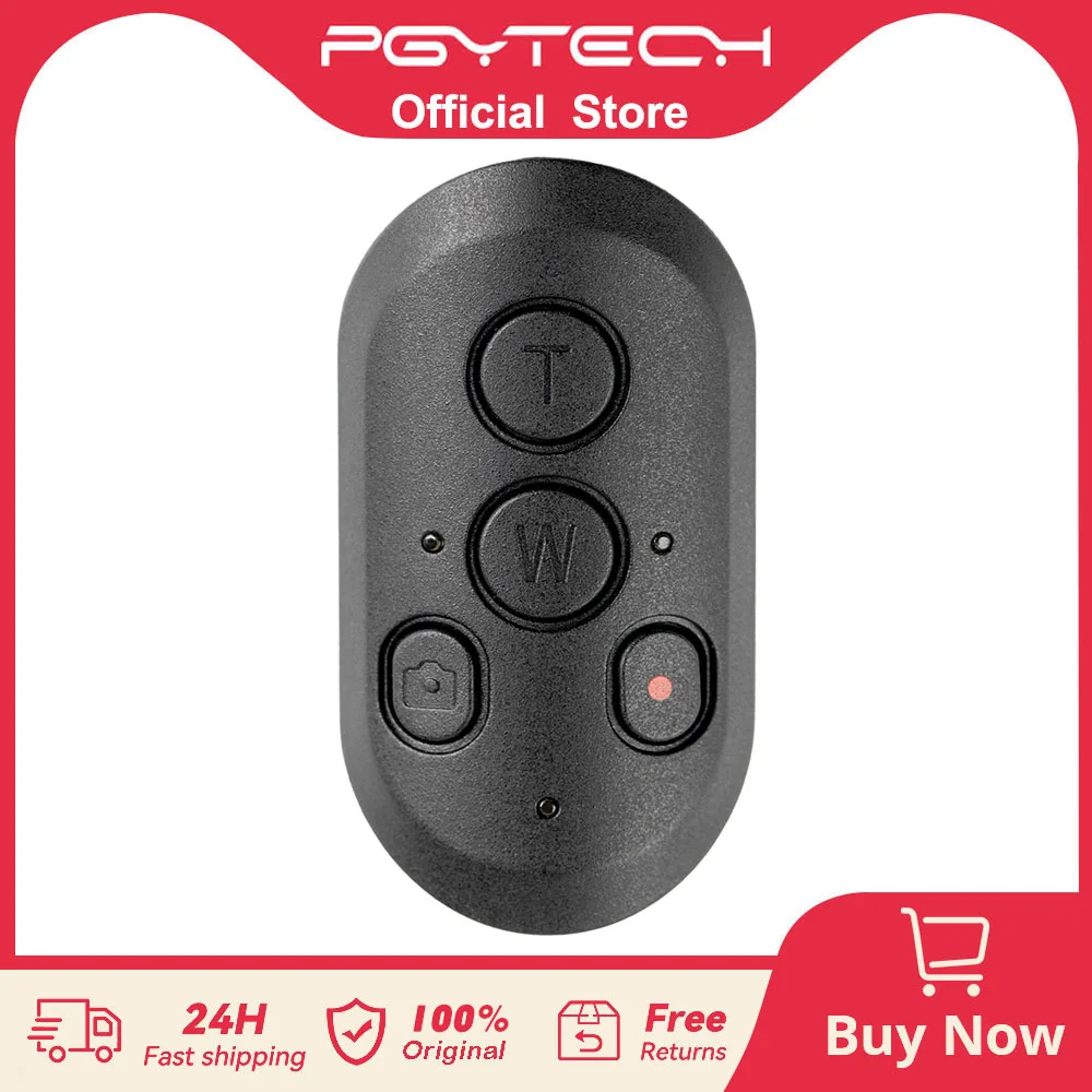 PGYTECH MANTISPOD 2.0 Bluetooth Magnetic Remote Control; Bluetooth 5.0 Enables Quick Compatible with GoPro, Camera