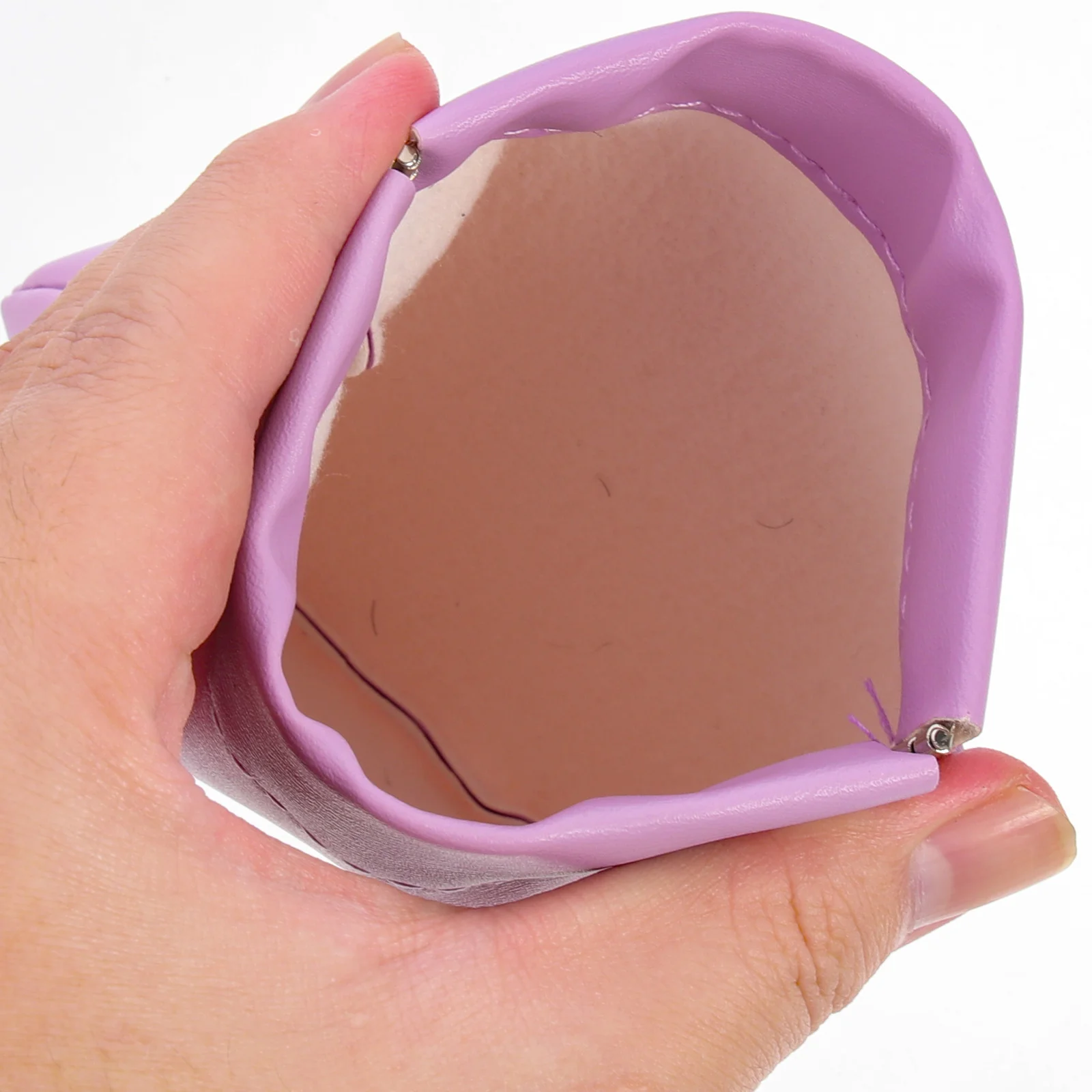 3Pcs Tasche Tasche PU Kleine Make-Up Tasche Tragbare Squeeze Top Geldbörse Lippenstift Fall Reise Veranstalter