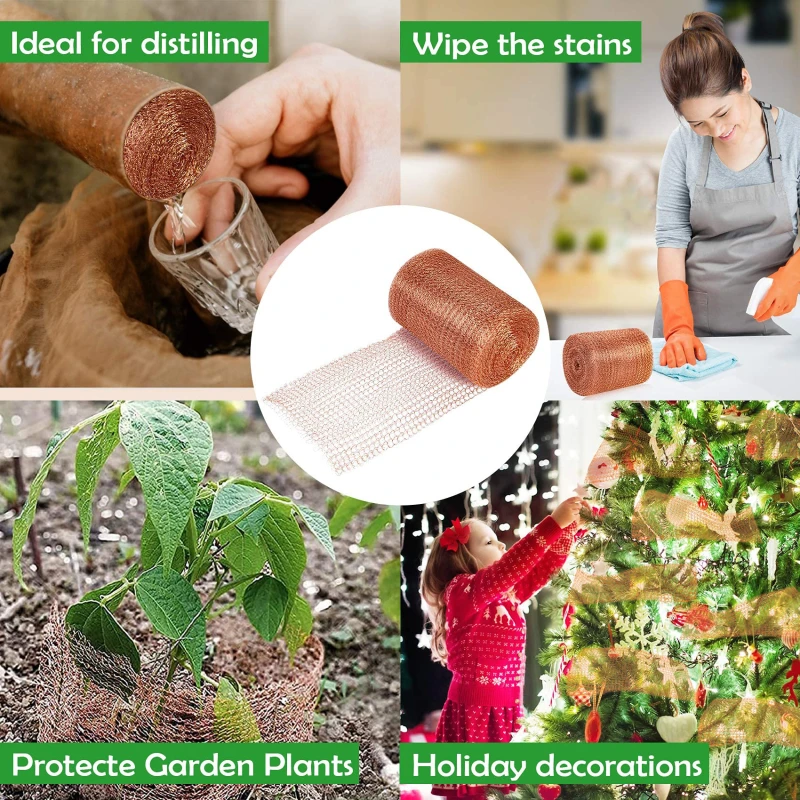 Тканый фильтр из чистой меди, санитарный пищевой фильтр для дистилляции, самогона, домашнего пива, новинка 2023 года