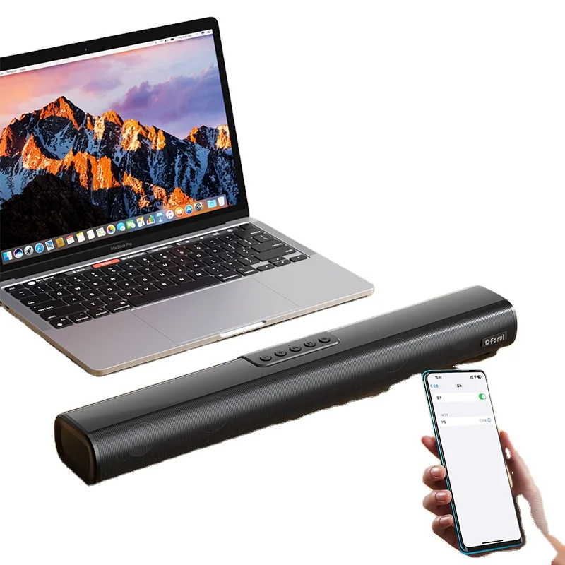 100W Home Theater Systems Surround Sound System for TV - 2.1" Subwoofer With ARC Optical AUX COA Input Wired Satellite Speakers