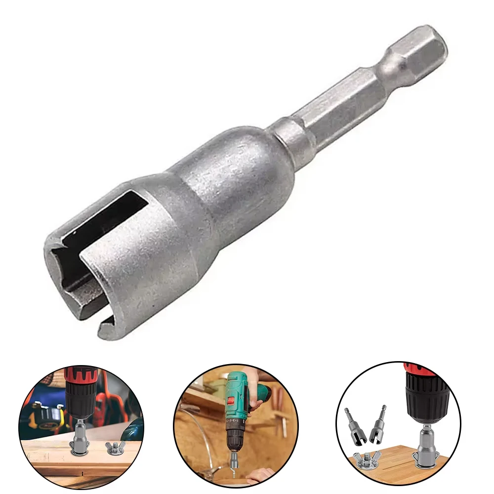 1 قطعة فراشة الترباس مفتاح بانة 65 مللي متر سداسية عرقوب مفك كهربائي الجوز محول مأخذ التوصيل أداة إصلاح لمختلف مسامير #1