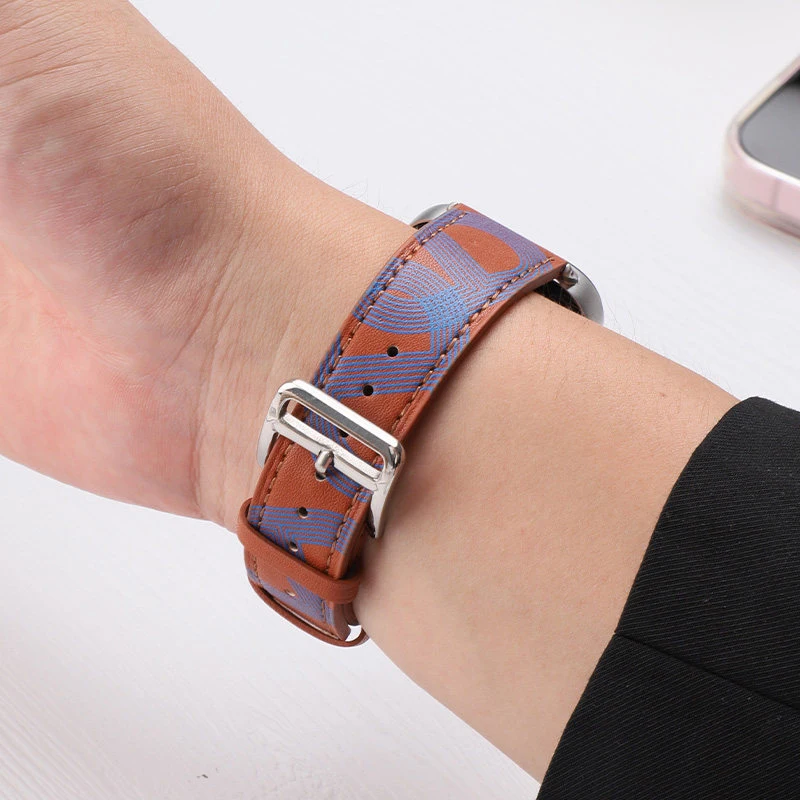 Lederarmband für Amazfit GTS 4/GTR 4/3/2 Mini/Pro/Stratos/Balance Sport Correa 20mm/22mm Uhrenarmband für Amazfit bip 6-5-3 pro-U