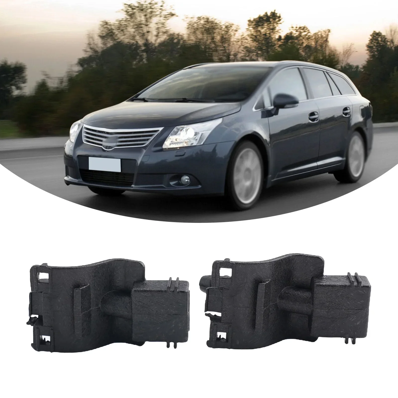 2Pcs Car Windshield Washer Nozzle Jet Spray Nozzle For Toyota Avensis T270 T27 85381-12300 Windshield Washer Nozzle Accessories