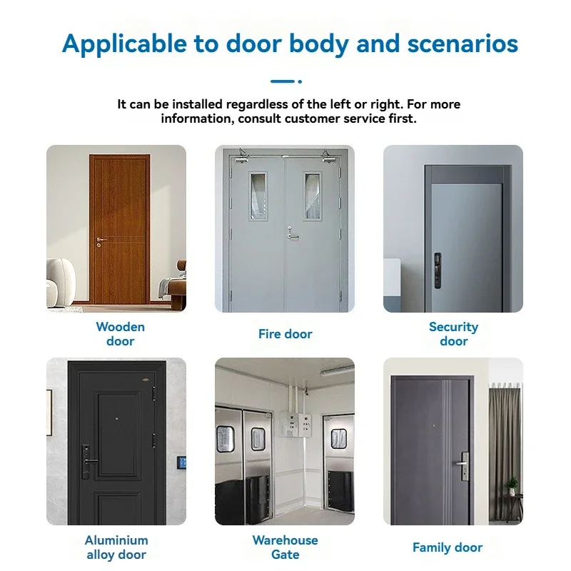 Door Closer, Hydraulic Buffer, Automatic Door Closing, Fire Protection Door, Door Closer Positioning