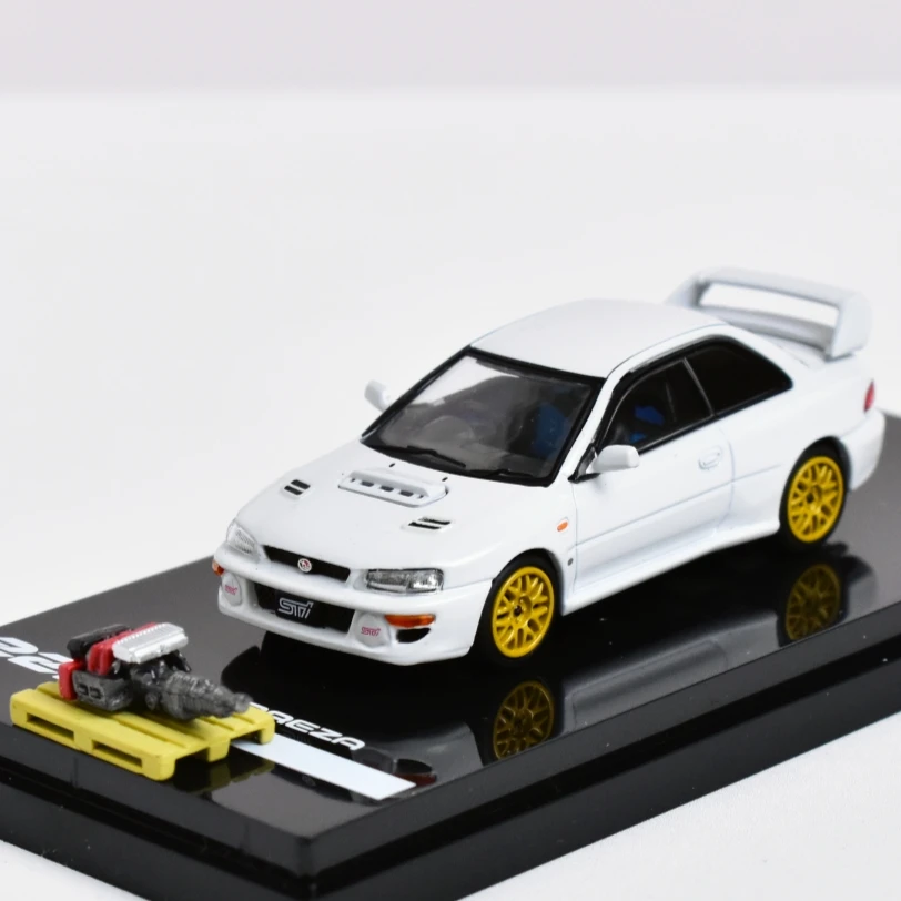 Hobby Japan 1:64 Compact STI WRX 22B Souvenir Diecast Model Car