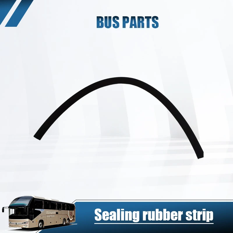 NEW Passenger Door Lower Seal Rubber Strip Black, 0.9M Each, Suitable for Yutong Kinglong Bus Parts