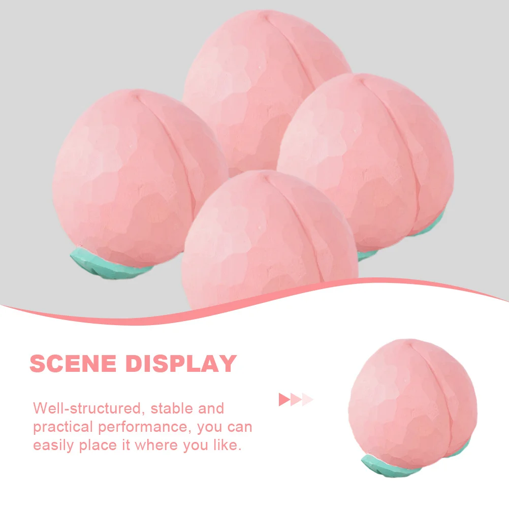 

Fake Decorative Fruit Peaches Fruits for Decoration Faux Room Kitchen Artificial Statue
