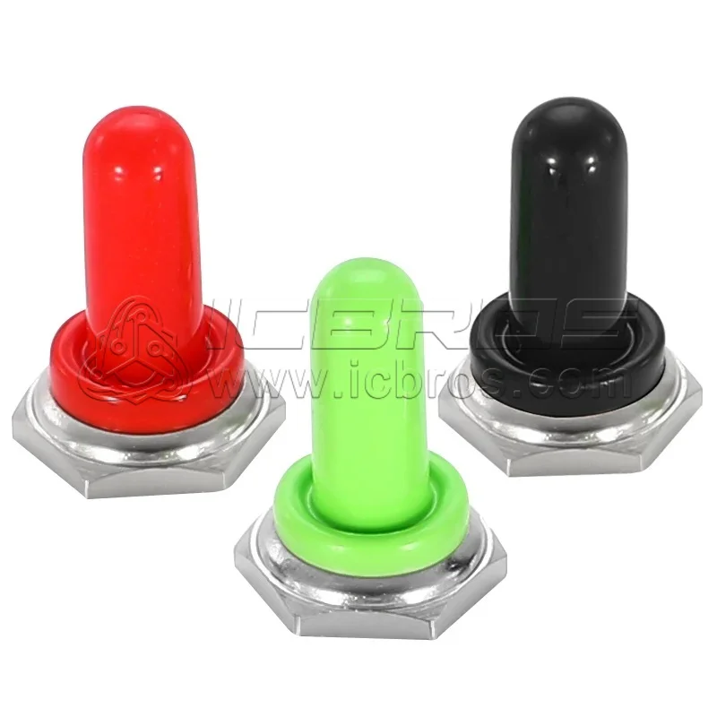 5pcs/lot Waterproof 12mm Button Accessory Red Green Black Silicone Waterproof And Dustproof Rocker Switch Protective Cap