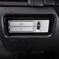 For Jaguar XF XJ 2009 2010 2011 2012 2013 2014 2015 Stainless Steel Car indoor Tailgate Switch Button Sticker Accessories