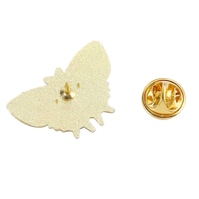 Butterfly Insect Moth Enamel Pins Retro Romance Flowers Wings Brooches Lapel Badges Inspiration Jewelry Gift For Women Wholesale