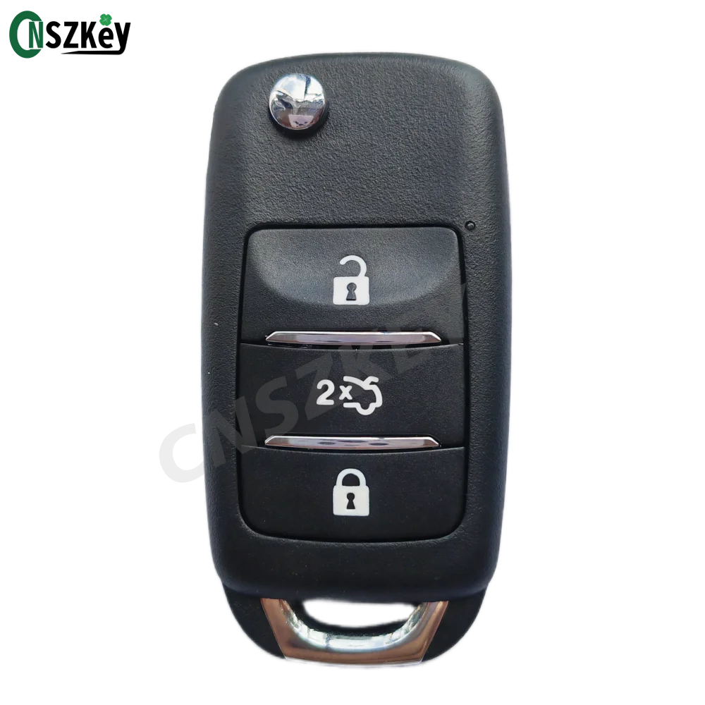 CNSZKEY OEM Folding Remote Car Key FOB 3 Buttons for ChangAn Alsvin 433Mhz FSK