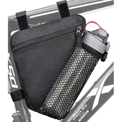 Mountain Bike Crossbeam Triangle Bag Strap Straps Water Cups Hike Camping Water Bottle Strong Outdoor Cycling Zipper Accessories