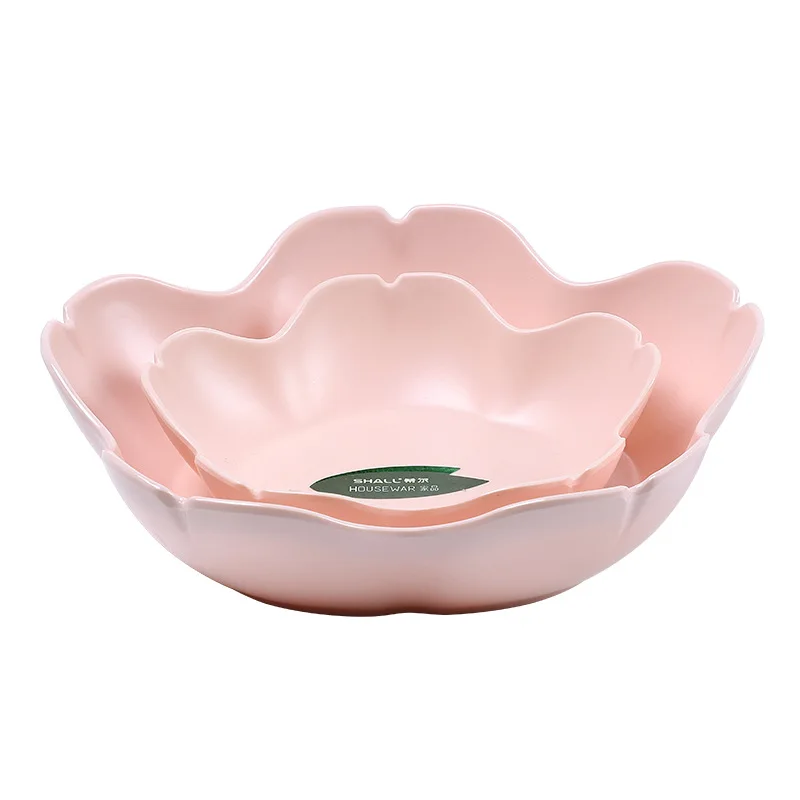 Sakura Fruit Plate Melamine Snack Tea Treat Fruit Bowl Luxury Light European Style Seed Nut European Fruit Plate - view 5