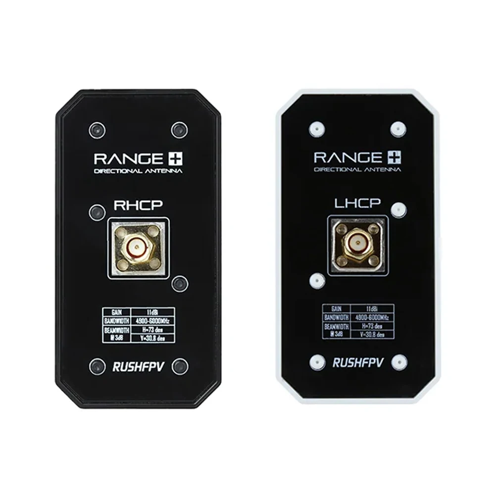 Rushfpv Rush Fpv RANGE 5.8G Plus 2X Dual-Unit Patch Directional 11dBi SMA Antenna (RHCP/LHCP)