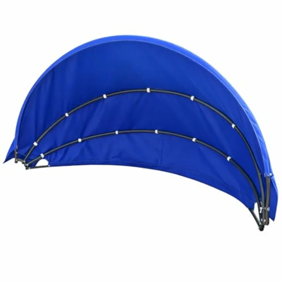 

Outdoor Daybed Canopy Replacement Cover 66'' Round Daybed Top for Patio Furniture Rattan Sunbed Zipper Design for Easy Installa