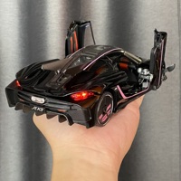 1:24 Jesko Absolut Supercar Alloy Metal Diecast Model Car Home Computer Host Chassis Interior DIY Ornaments Birthday Present Boy