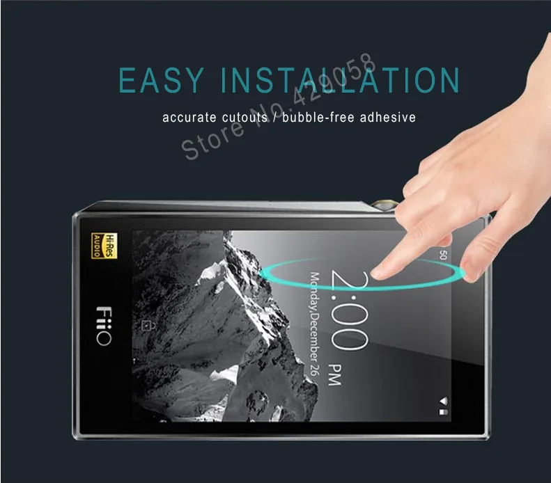 Tempered Glass Screen Protector Film For FIIO M11S M5  M6 M7 M17 X5III X7 X7MarkII M3k M3 PRO BTR7 THX