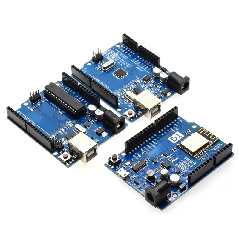 1Set UNO R3 Scatola Ufficiale ATMEGA16U2/UNO + WiFi R3 MEGA328P Chip CH340G Per Arduino UNO R3 Scheda di Sviluppo WeMos ESP8266