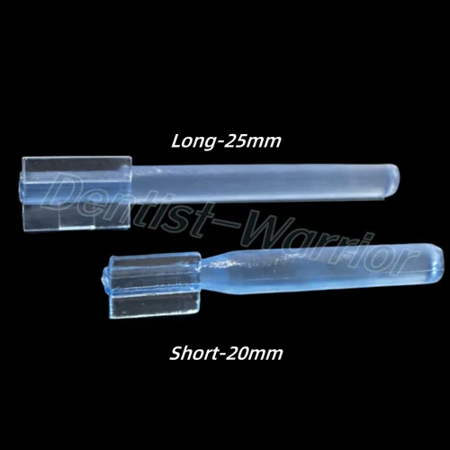 Imagen 2 del producto Barra Dental azul, Clips amarillos, tapa de perno, accesorio de barra de sobredentadura, inserciones femeninas de retención, extraíbles, largas/cortas