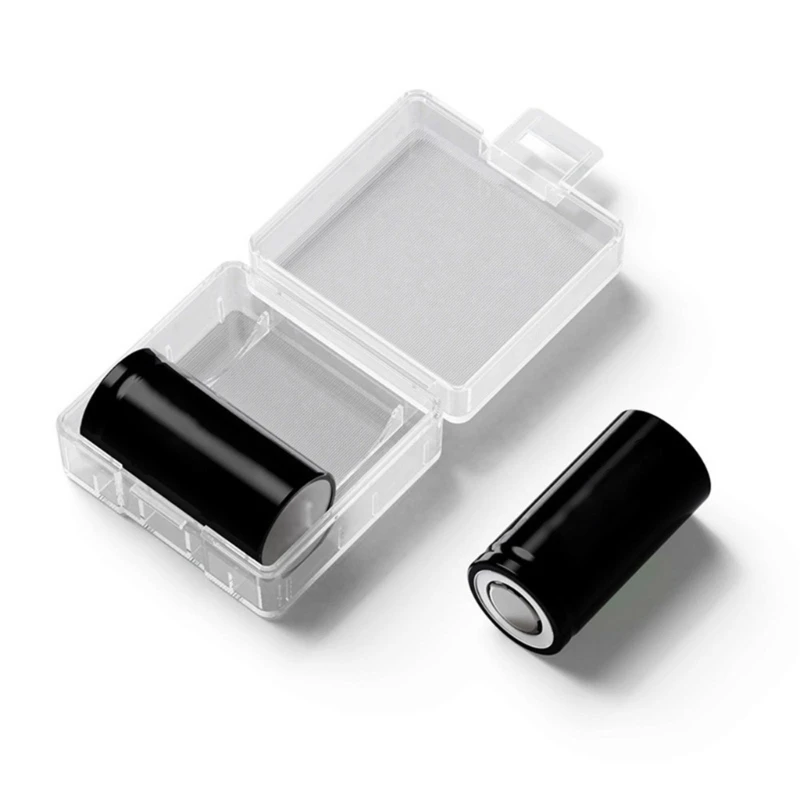 Portable Battery Case Secure Closures Storage Box for 18350 Battery Holder
