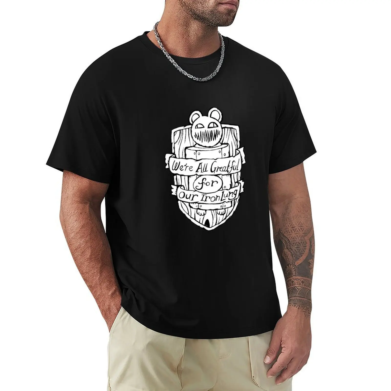 Radiohead - My Iron Lung - Illustrated Lyrics T-Shirt Casual Fashion Print Tee Top