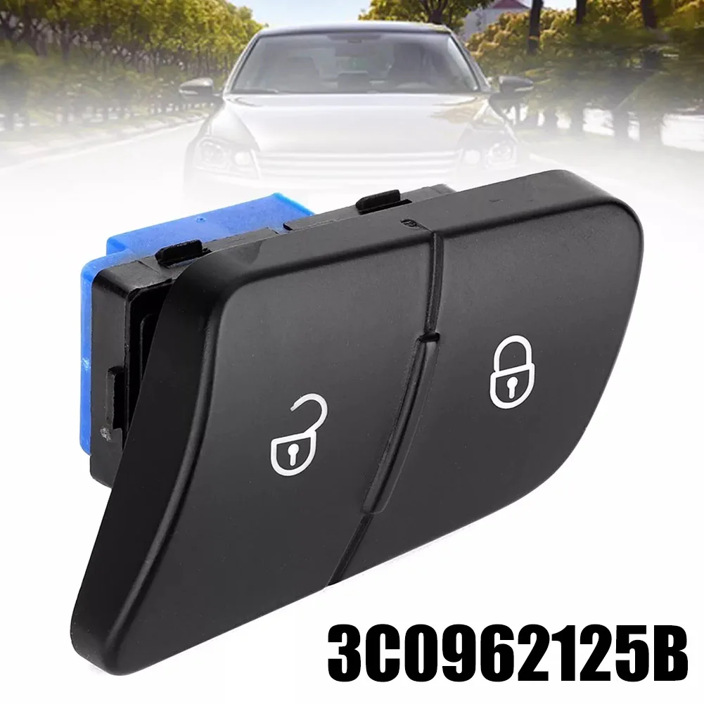 

Цвет, черный, переключатель дверного замка, кнопка электрического замка, номер детали OEM 3C0962125B, стабильные характеристики, заводские характеристики