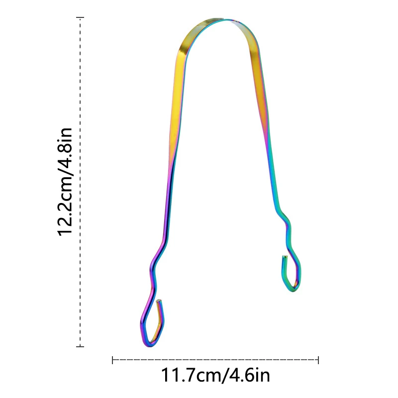 Grattoir à langue en métal de qualité supérieure pour adultes, grattoirs à langue portables en acier inoxydable, brosses pour remodeler la mauvaise haleine, 1PC