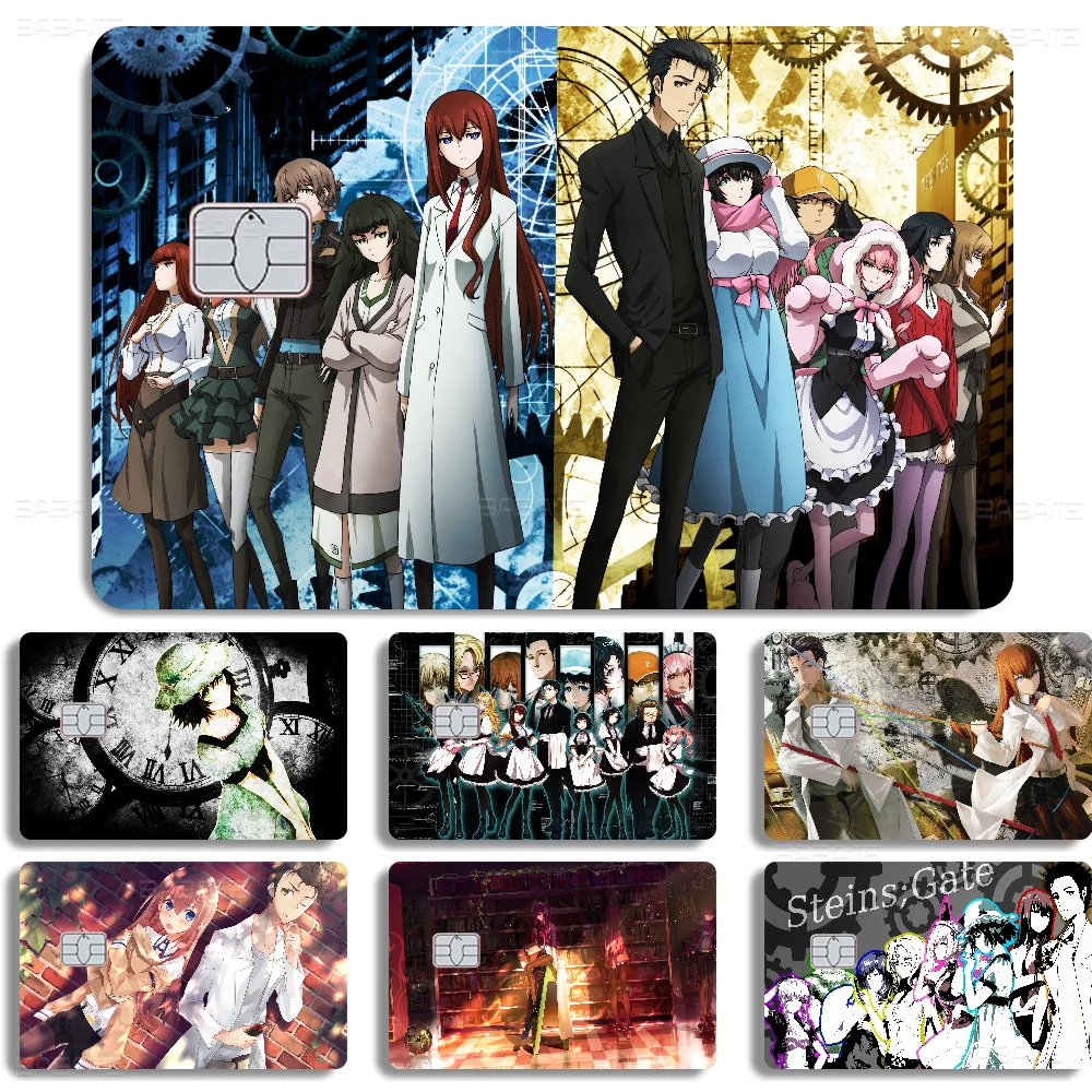 أنيمي ستينز بوابة أنيمي تنفق أو حفظ قذيفة مضحكة على قبالة رقيقة جدا لا تتلاشى ملصق غطاء الجلد فيلم لبطاقة الائتمان الخصم