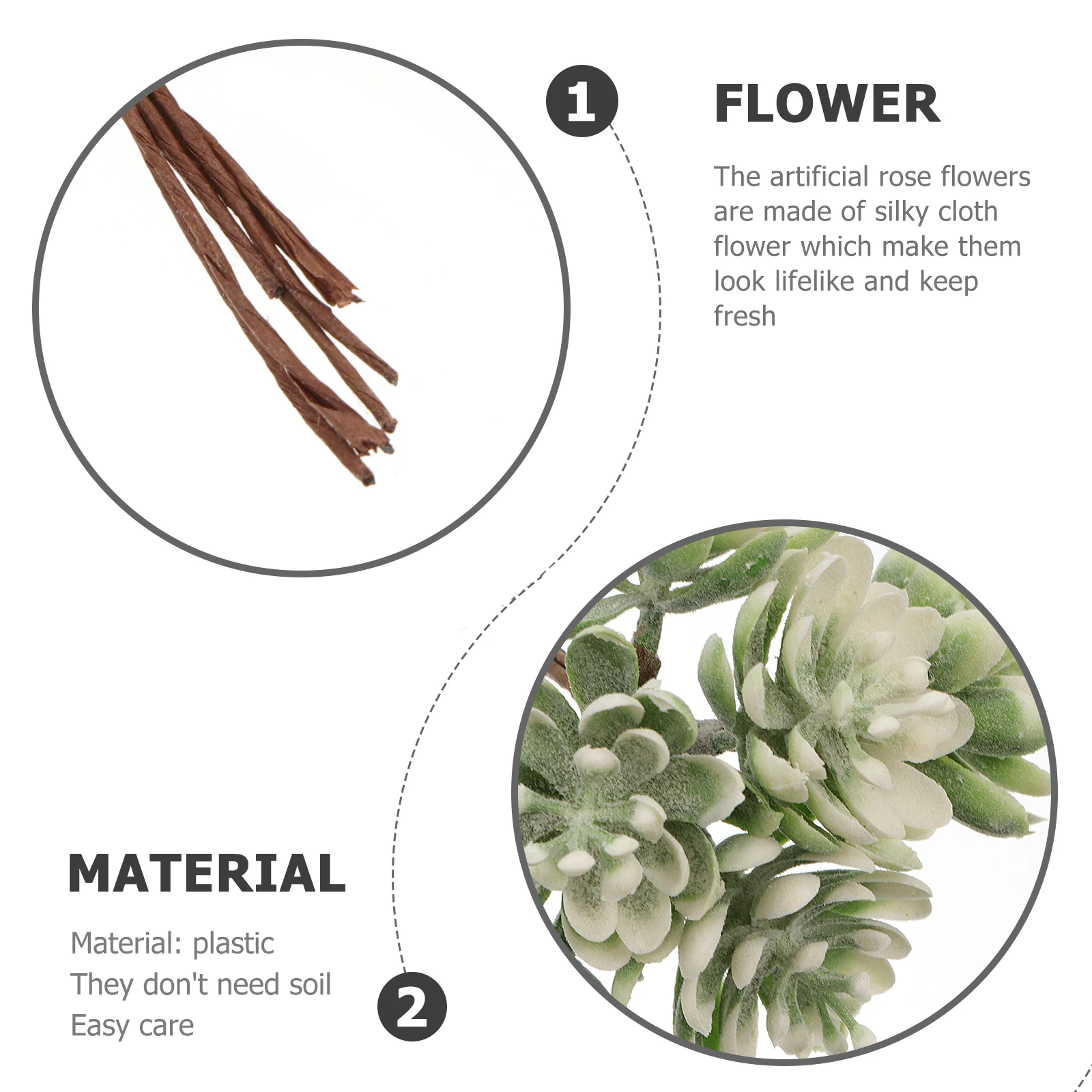 

5pcs Artificial Flower Plants Fake Flowers Home Wedding Decoration Lifelike Fake Plant Decor Faux Plants Bouquet Simulation
