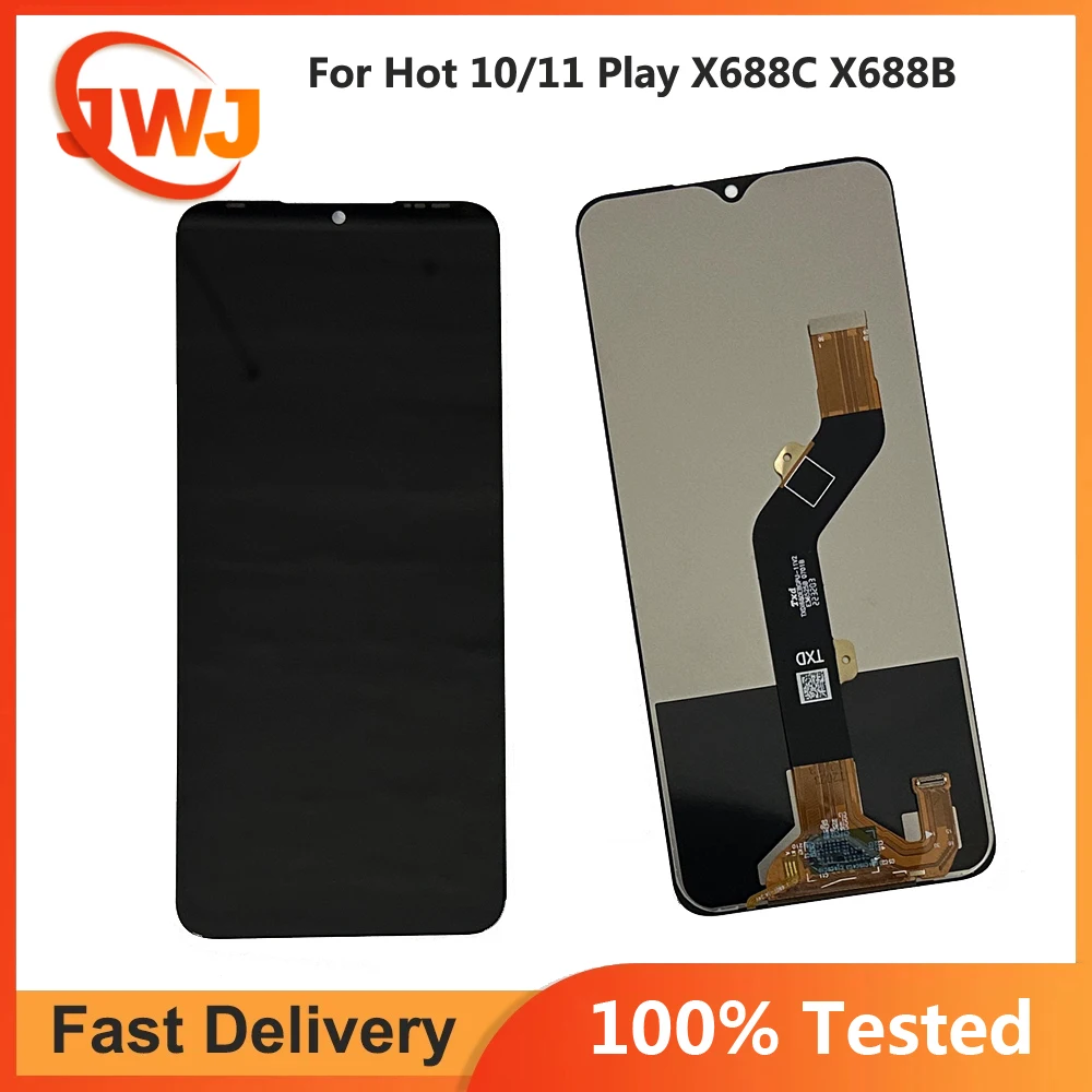 

Tested 6.82" LCD For Infinix Hot 11 Play LCD Display Screen Touch Panel Digitizer For Infinix Hot 10 Play X688 x688D X688C LCD