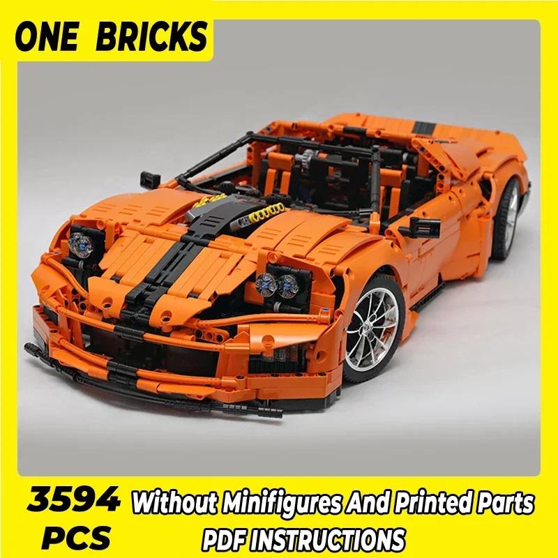 Moc Building Blocks Car Series Model Supercar GT Z88 Technical Bricks DIY Assembly Construction Toys For Child Holiday Gifts