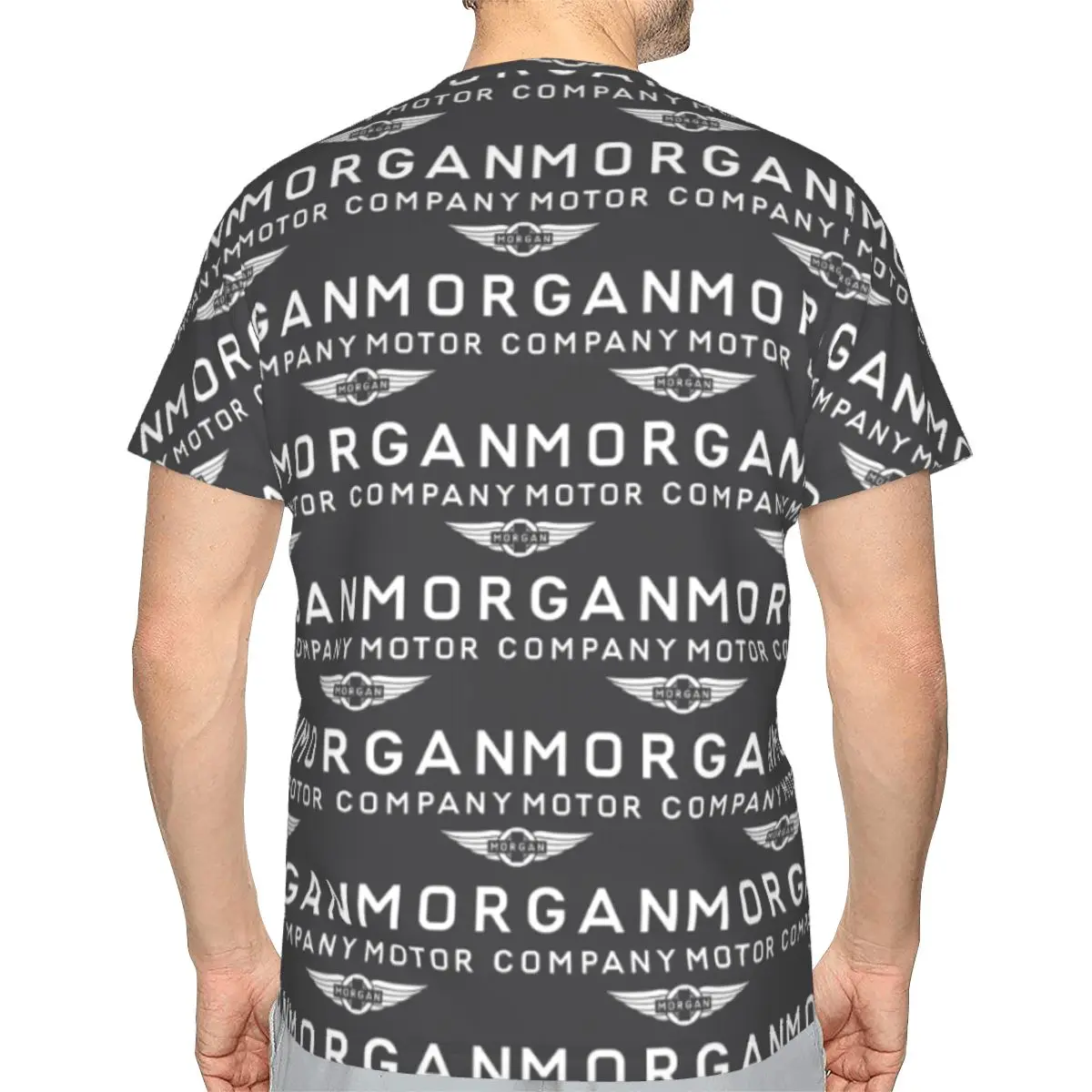 Morgan Motor Car Company 100% Cotton T-Shirt Men'sClassic T Shirts Men Crew Neck Short Sleeve