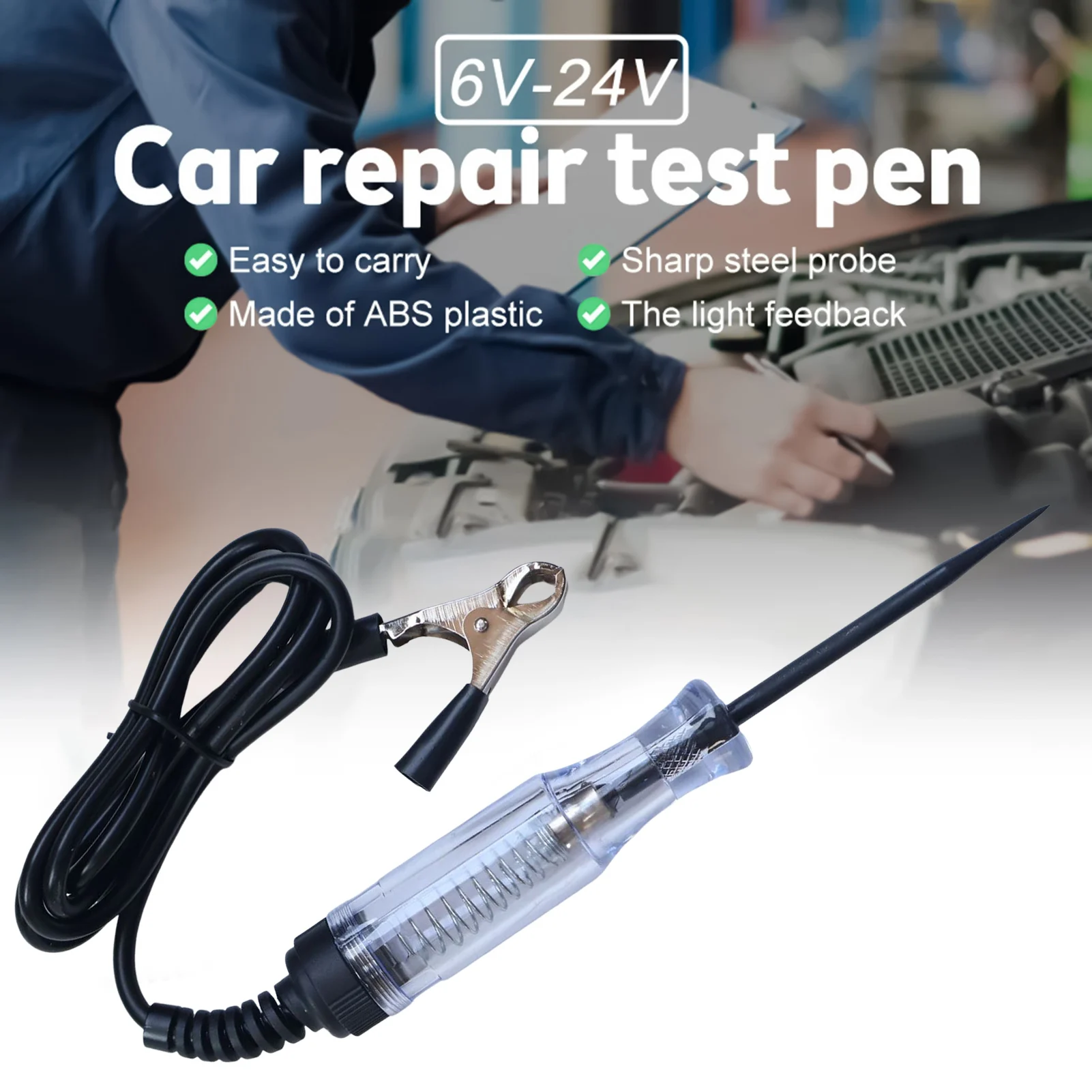 Automobile Motorcycle Circuit Tester Multi-Function Voltage Induction Test Pen Widely Used for Different Application